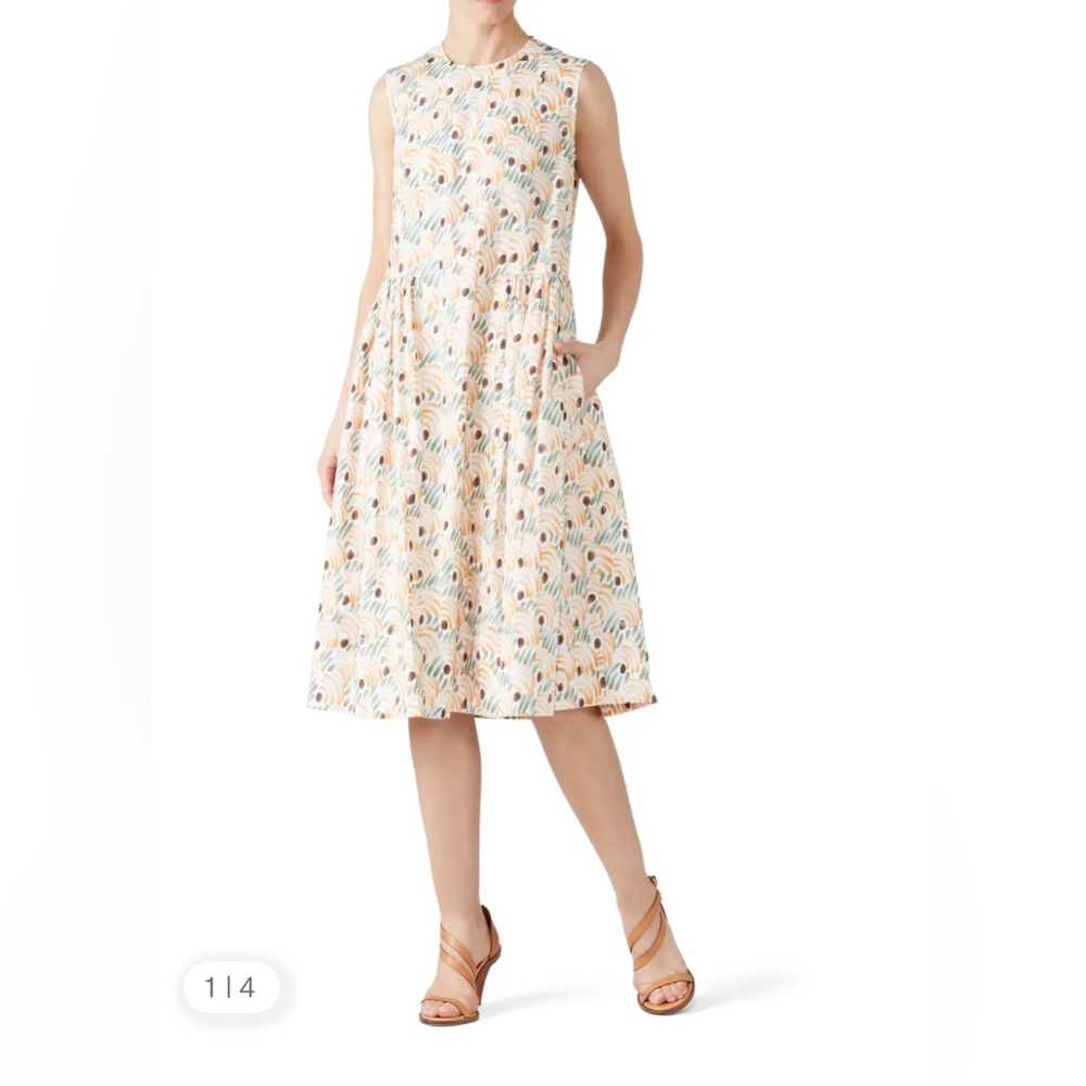 MARNI cotton printed dress IT42 US 6